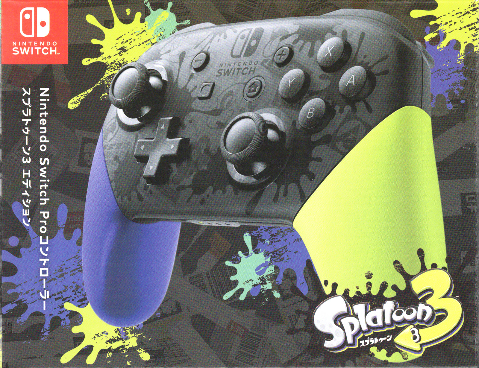 Official OEM Pro Controller Splatoon 3 Ed