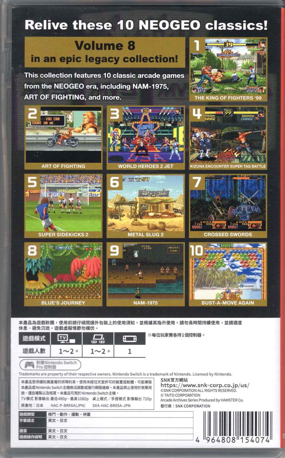 ACA NeoGeo Selection Vol. 8