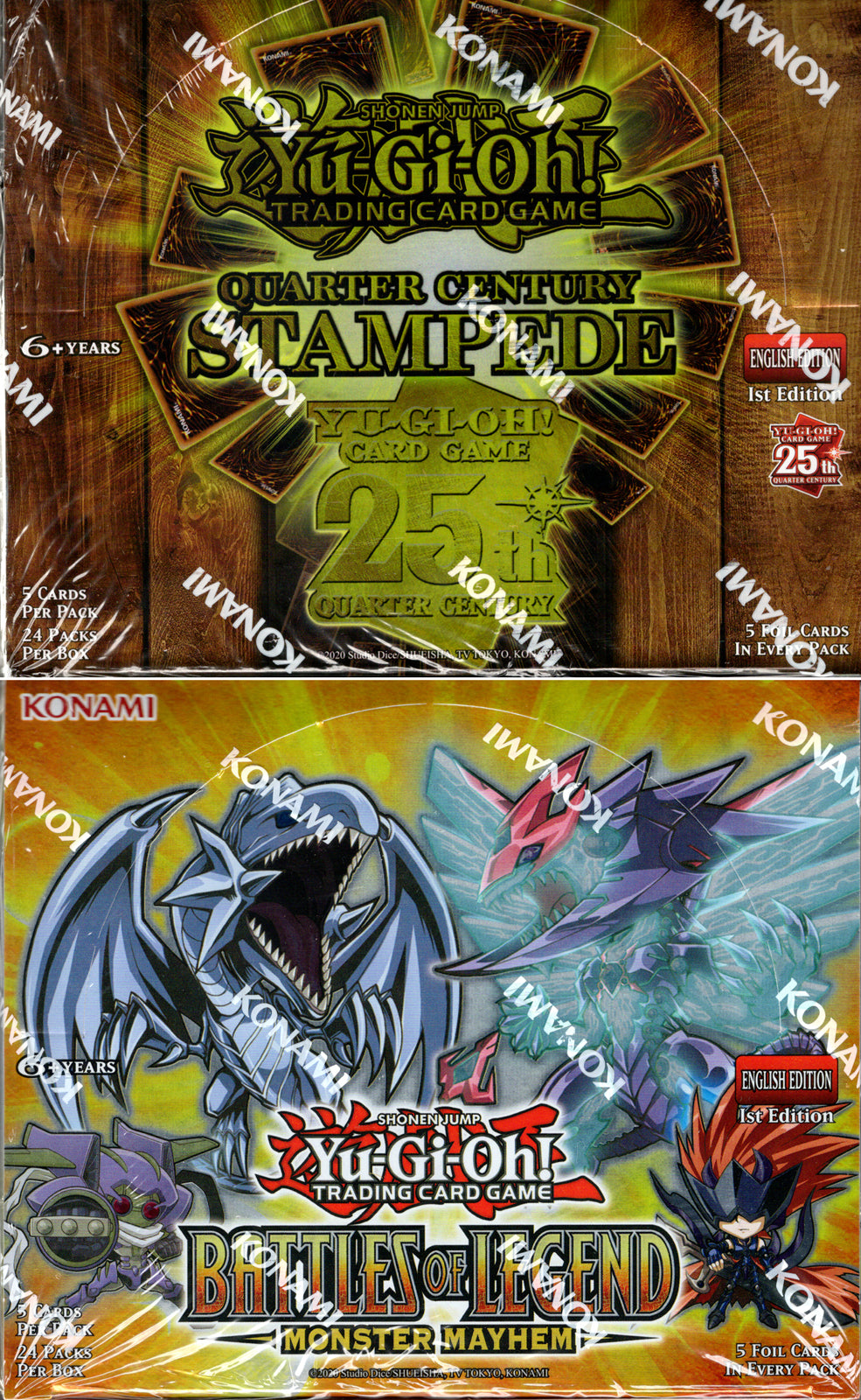 Yu-Gi-Oh! TCG: Quarter Century Stampede + Alliance Insight Booster Boxes